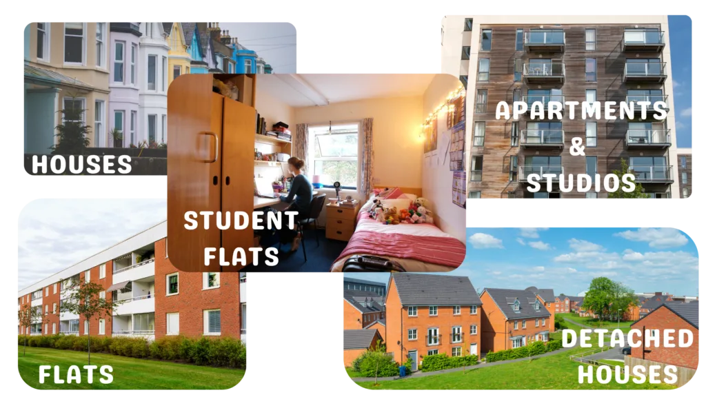 Types of Student acoommodation in the uk.