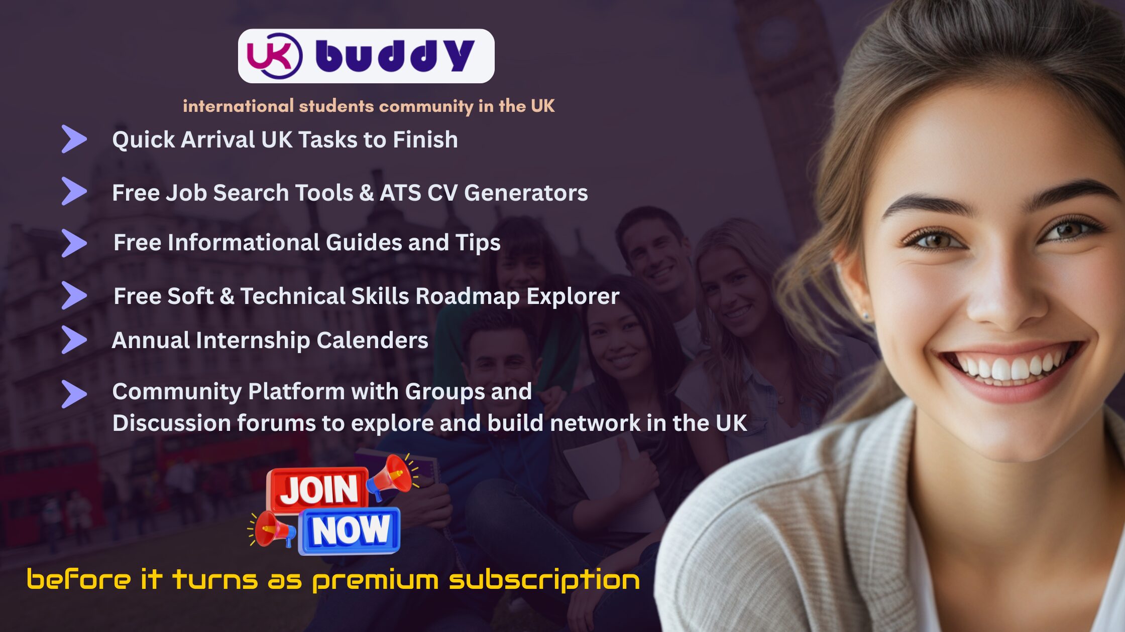 UK Buddy International Student Community in the UK